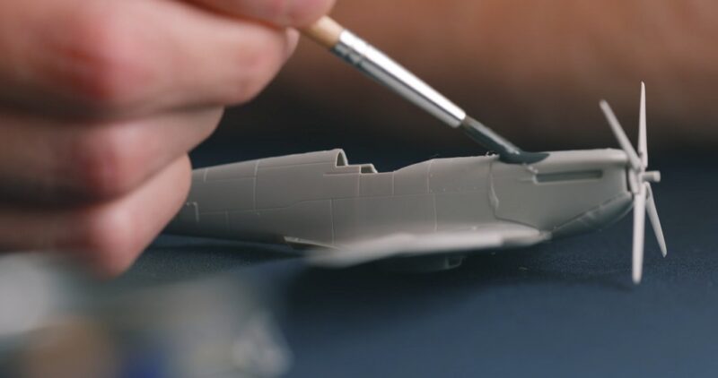 Završni radovi na izradi maketa aviona