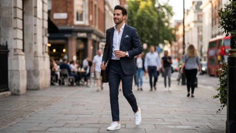 Kako nositi patike uz odelo