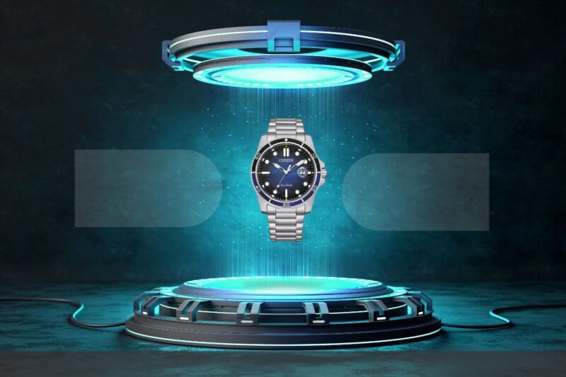Citizen AW1810-85L Eco-Drive muški sat sa plavim brojčanikom